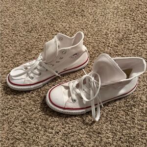 Converse Kids White High-Top Sneakers